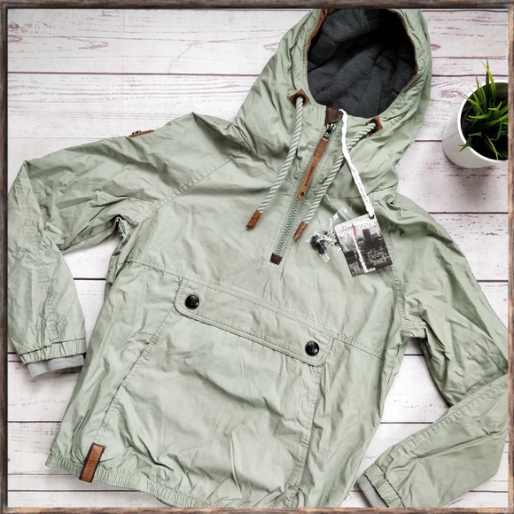 Naketano half zip anorak jacket NWT Naketano half zip anorak jacket NWT